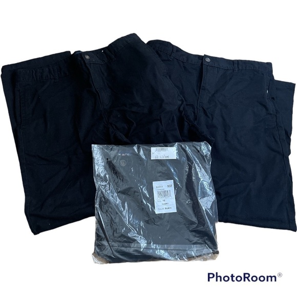 PLACE black wide leg school pants bundle size 16 husky - Picture 7 of 7